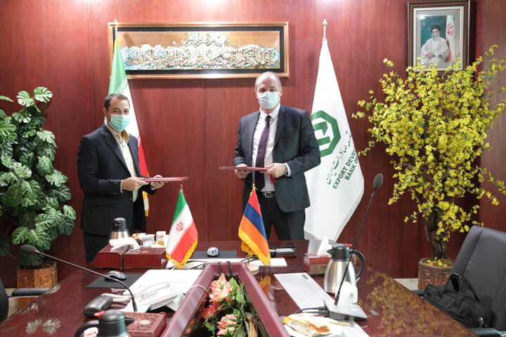 دیدار مدیرعامل بانک توسعه صادرات ایران با وزیر انرزژی ارمنستان