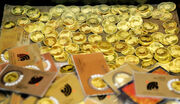 کاهش دسته جمعی قیمت انواع سکه و طلا
