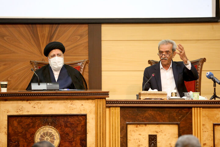 سخنرانی آیت الله رییسی در اتاق بازرگانی ایران