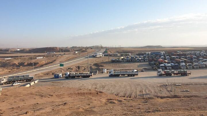 ۳۴۹ میلیون دلار کالا از مرز خسروی به عراق صادر شد