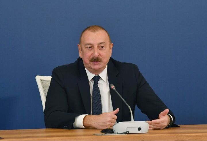 تاکید رییس جمهوری آذربایجان بر گسترش ظرفیت کریدور شمال-جنوب