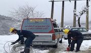 پایداری کامل شبکه برق کشور با وجود بارش سنگین برف