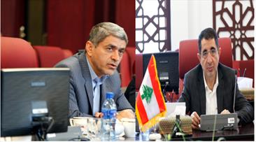 دیدار وزیر اقتصاد کشورمان با وزیر صنایع لبنان